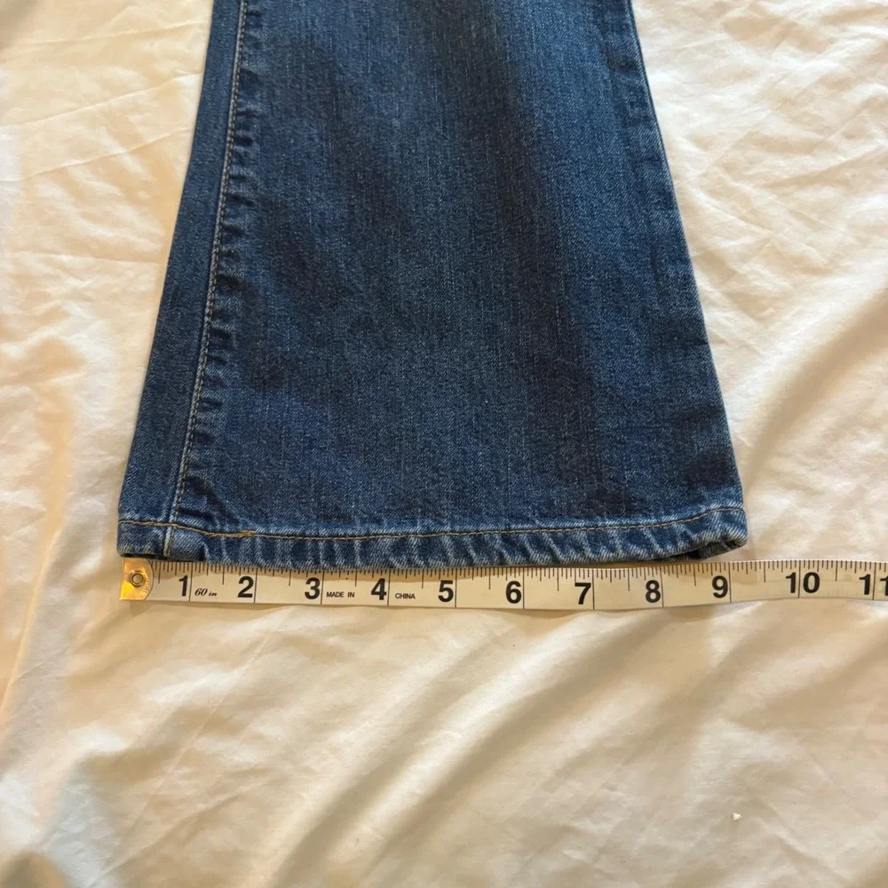 Abercrombie‎ Fitch 1892 Jeans Women's Blue Denim Flare Leg 2R Cotton - Picture 6 of 10